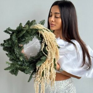 Рождественский венок Снежная Сказка S