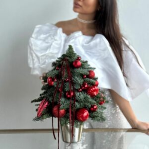 Ель в ведре Рождественская Ночь S